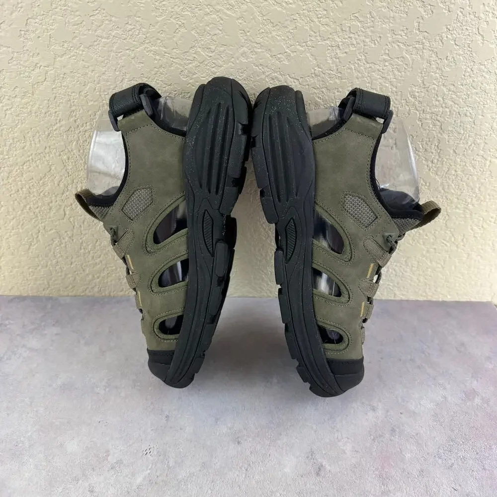 Skechers Shoes Mens Size 7 Fairport-Bradley Outdoor Olive Green Sport Sandal